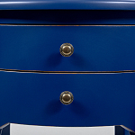 Синяя тумба на фигурных ножках Shelby варинант исполнения - 3 | Loft Concept в Тюмени