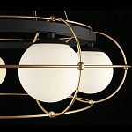 Люстра подвесная круглая с белыми плафонами Martin варинант исполнения - 4 | Loft Concept в Тюмени