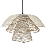 Подвесной светильник Beige Gold Mesh Lampshade Hanging Lamp варинант исполнения - 1 | Loft Concept в Тюмени