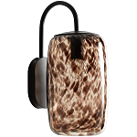 Бра с плафоном из янтарного стекла Amber Olmos Wall Lamp варинант исполнения - 1 | Loft Concept в Тюмени