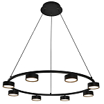 Люстра подвесная круглая черная Black Light Fixtures варинант исполнения - 1 | Loft Concept в Тюмени