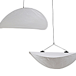 Подвесной светильник с белыми плафонами в форме облака Диаметр 60+60 см Cloud Junction варинант исполнения - 2 | Loft Concept в Тюмени