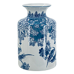 Ваза с мотивами цветущего сада с попугаями Vase Inspired by Nature варинант исполнения - 2 | Loft Concept в Тюмени