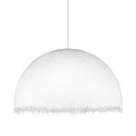 Подвесной светильник в форме купола белого цвета с ажурной бахромой Tactile Line варинант исполнения - 1 | Loft Concept в Тюмени