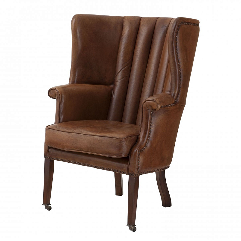 Кресло Eichholtz Chair Chamberlain Коричневый Латунь Античная полированная Кресло Eichholtz Chair Chamberlain Коричневый Латунь Античная полированная в Тюмени | Loft Concept