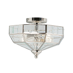 Потолочный светильник шестигранной формы с прозрачными стеклянным плафоном Elstead Lighting варинант исполнения - 5 | Loft Concept в Тюмени