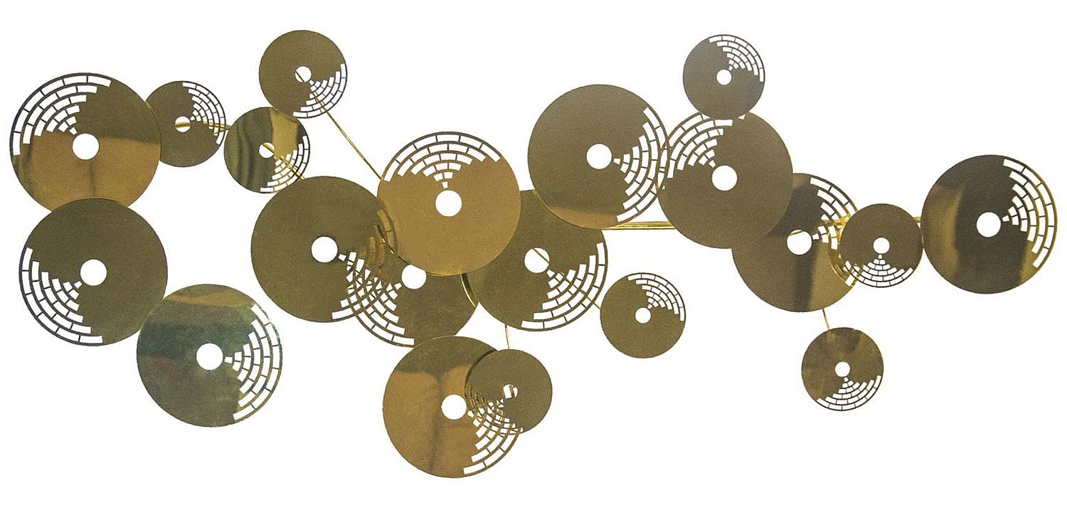 Арт-объект Metal Plates ART gold Арт-объект Metal Plates ART gold - Loft-Concept в Тюмени
