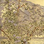 Обои ручная роспись Le Brésil Amarelo Deep Rich Gold варинант исполнения - 2 | Loft Concept в Тюмени