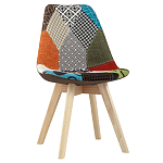 Стул с обивкой в стиле пэчворк Arvika варинант исполнения - 1 | Loft Concept в Тюмени