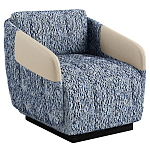 Дизайнерское Кресло William с кожаными подлокотниками  варинант исполнения - 1 | Loft Concept в Тюмени