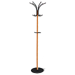 Вешалка с круглым основанием и черными металлическими крючками Industrial Metal Rust варинант исполнения - 1 | Loft Concept в Тюмени