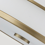 Потолочный светильник с белым матовым абажуром в металлическом каркасе Feiss варинант исполнения - 4 | Loft Concept в Тюмени