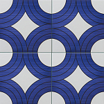 Дизайнерская плитка с узором Восьмерки варинант исполнения - 1 | Loft Concept в Тюмени