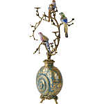 Бронзовый подсвечник Птичий рай Flora варинант исполнения - 4 | Loft Concept в Тюмени