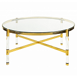 Кофейный столик со столешницей из стекла Crossy варинант исполнения - 1 | Loft Concept в Тюмени