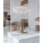 Люстра с прозрачным волнистым плафоном в форме цветка Ethereal Bloom варинант исполнения - 12 | Loft Concept в Тюмени