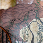 Обои ручная роспись Willow & Waves Original colourway on Edo painted Xuan paper with antiquing варинант исполнения - 2 | Loft Concept в Тюмени