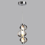 Подвесной светильник с 3-мя рифлеными стеклянными шарами Marcelh Light варинант исполнения - 8 | Loft Concept в Тюмени