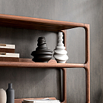 Стеллаж в гостиную для книг Moon Walnut Furniture варинант исполнения - 6 | Loft Concept в Тюмени