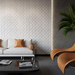 Гипсовая 3D панель с принтографией PM-18 варинант исполнения - 1 | Loft Concept в Тюмени