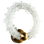 Бра кольцо с кристаллами из хрусталя Gilbertine Crystals Ring Wall Lamp варинант исполнения - 1 | Loft Concept в Тюмени