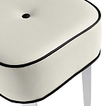 Квадратный мягкий пуф на белых ножках Winton Pouf Square варинант исполнения - 22 | Loft Concept в Тюмени