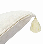 Подушка с цветочным принтом и кисточками Blooming Elegance Harper варинант исполнения - 3 | Loft Concept в Тюмени