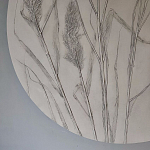 Ботаническое панно Тростник 1 варинант исполнения - 2 | Loft Concept в Тюмени