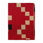 Плед хлопковый по мотивам башкирских орнаментов Ural and Siberian Patterns варинант исполнения - 5 | Loft Concept в Тюмени