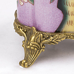 Декоративная ваза из фарфора с бронзовыми вставками Eden Garden варинант исполнения - 4 | Loft Concept в Тюмени