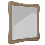 Зеркало квадратное c деревянной рамой из массива дуба Tasteful Furniture варинант исполнения - 1 | Loft Concept в Тюмени