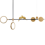 Линейная люстра на штанге Grace варинант исполнения - 1 | Loft Concept в Тюмени