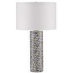 Настольная лампа с узором вдоль колоннообразного основания Scenic Surface варинант исполнения - 3 | Loft Concept в Тюмени