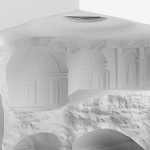 Встраиваемый в стену гипсовый светильник под покраску в античном стиле Antiquity Athena варинант исполнения - 10 | Loft Concept в Тюмени