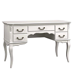 Стол рабочий белый из массива бука с 5-ю ящиками White Provence варинант исполнения - 1 | Loft Concept в Тюмени