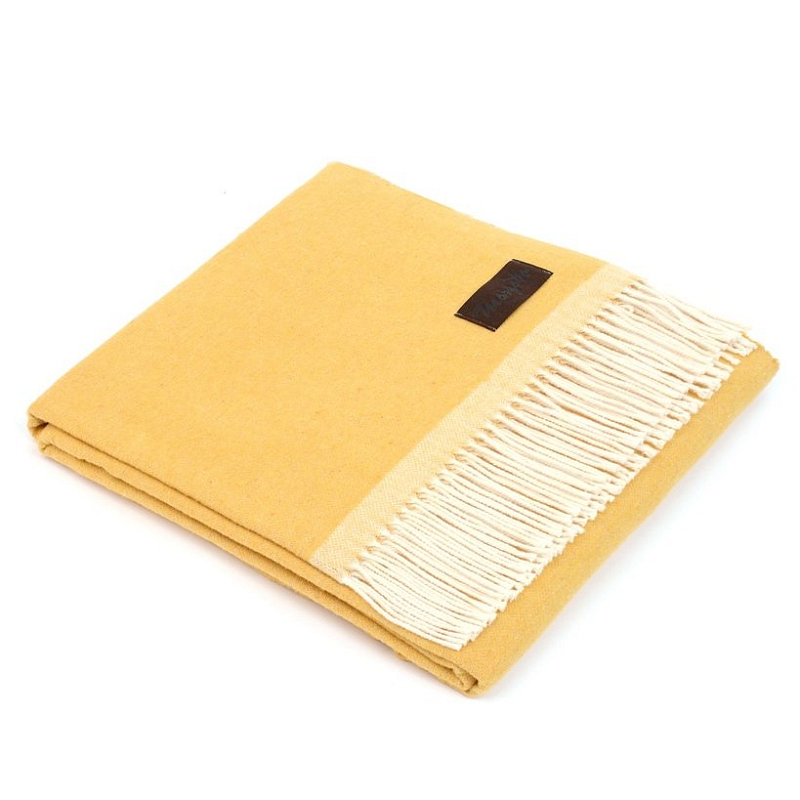 Плед SARA 7000 Marzotto Желтый в Тюмени | Loft Concept 