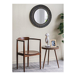 Зеркало круглое с текстурированным дизайном рамы Helios варинант исполнения - 5 | Loft Concept в Тюмени