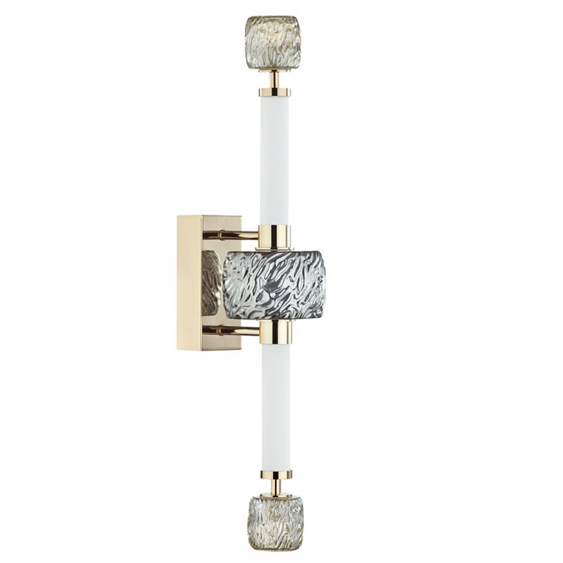 Светодиодное бра Rovelly Gold 67 см Белый Золотой Коньяк Светодиодное бра Rovelly Gold 67 см Белый Золотой Коньяк в Тюмени | Loft Concept