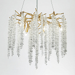 Люстра с декором в виде ветвей с хрустальными подвесками Fairytree Gold Crystal Chandelier 6 варинант исполнения - 4 | Loft Concept в Тюмени