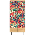 Шкаф с принтом Dominoes варинант исполнения - 2 | Loft Concept в Тюмени