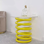 Дизайнерский журнальный стол на 2-х конусообразных ножках Epykopy варинант исполнения - 2 | Loft Concept в Тюмени