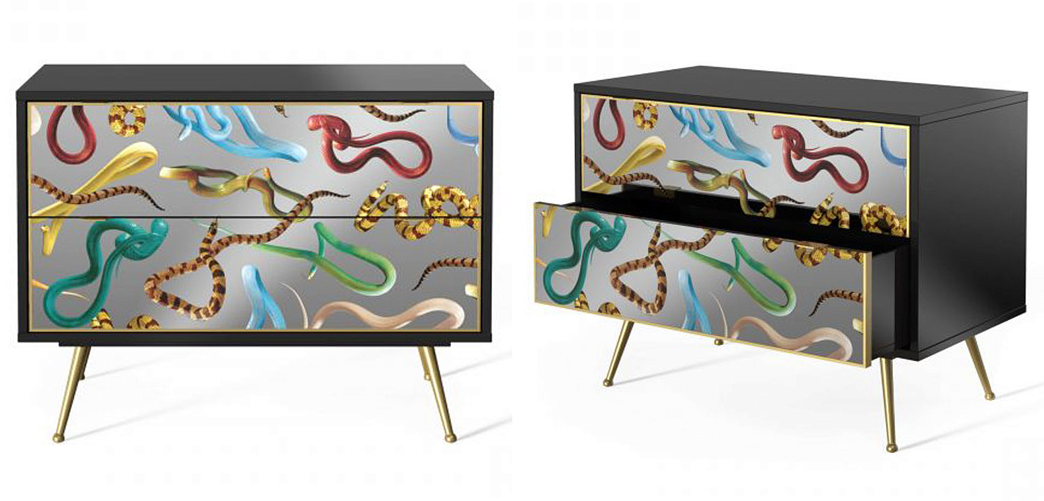 Комод Seletti Chest of Two Drawers Snakes Комод Seletti Chest of Two Drawers Snakes - Loft-Concept в Тюмени