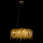 Люстра круглая подвесная с металлическими дугами и длинными цепочками 80 см Atlantis Chain варинант исполнения - 11 | Loft Concept в Тюмени