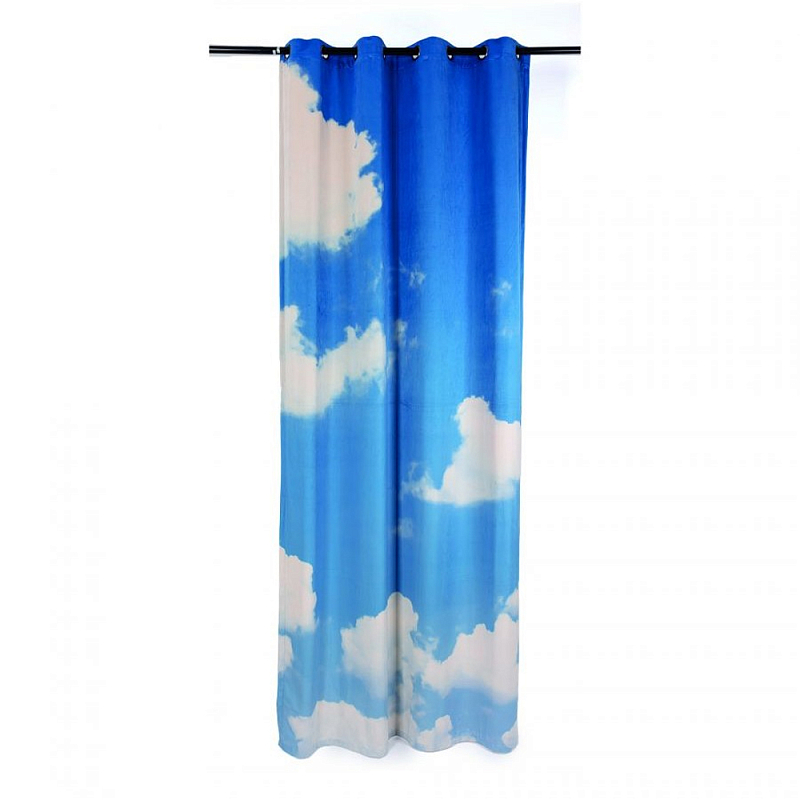 Штора Seletti Cloud Right Голубой Белый Штора Seletti Cloud Right Голубой Белый в Тюмени | Loft Concept