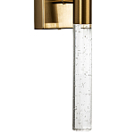 Бра со стеклянным плафоном латунь Gileberte Glass Tube Wall Lamp Brass варинант исполнения - 2 | Loft Concept в Тюмени