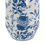 Ваза фарфоровая с узким горлышком и синими цветочными мотивами Independence варинант исполнения - 3 | Loft Concept в Тюмени