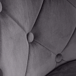 Стул в серой велюровой обивке Ward Grey Velour Chair варинант исполнения - 6 | Loft Concept в Тюмени