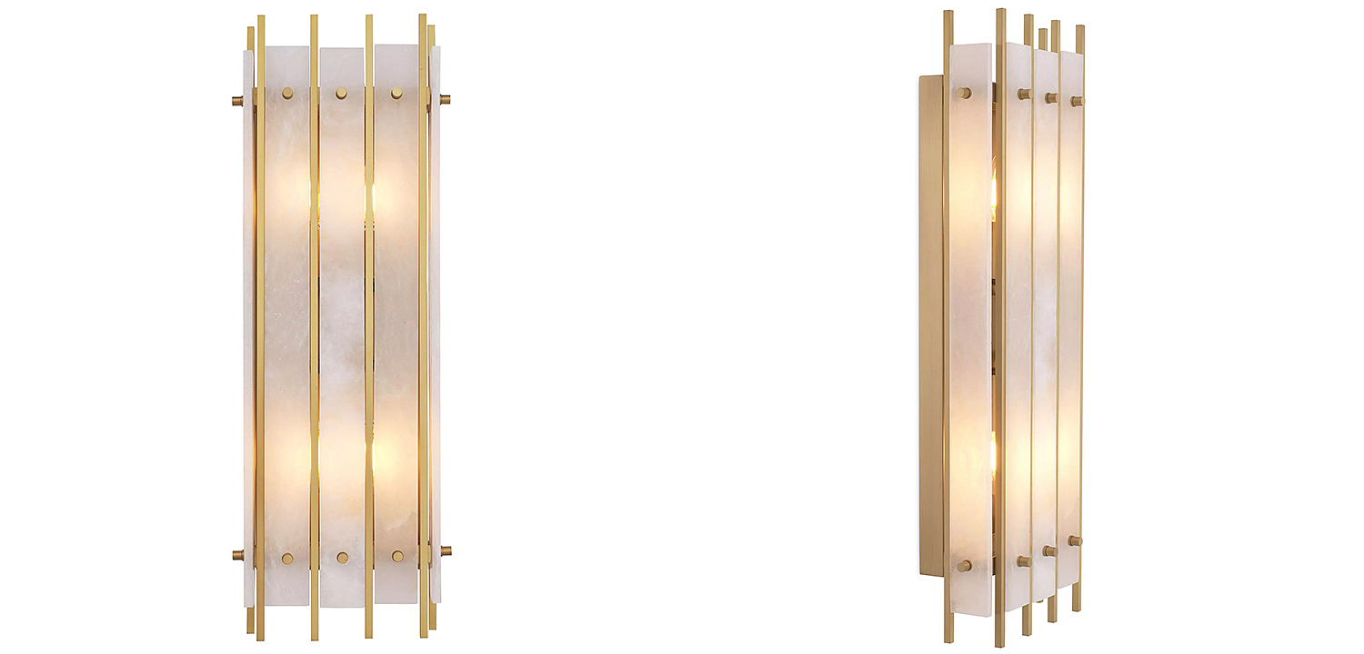 Бра Eichholtz Wall Lamp Sparks L Alabaster Бра Eichholtz Wall Lamp Sparks L Alabaster - Loft-Concept в Тюмени