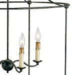 Подвесной светильник в виде черного фонаря Big Black Lantern варинант исполнения - 1 | Loft Concept в Тюмени