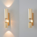 Бра цилиндрической формы из металла с поворотным плафоном Light maker studio варинант исполнения - 7 | Loft Concept в Тюмени